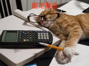 Appraisal fee　鑑定料金